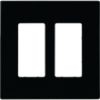Picture of Wall-Plate Decora-Style Screw-Less 2-Gang Black