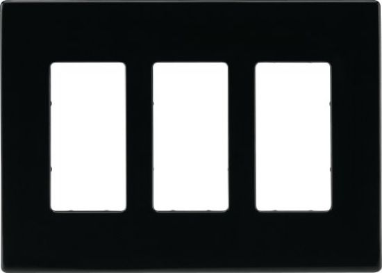 Picture of Wall-Plate Decora-Style Screw-Less Black