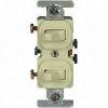 Picture of Combination-Switch Duplex-Toggle Single-Pole 3-Way 15-Amp Ivory