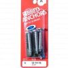 Picture of Plastic Ribbed-Anchor With-Screws #12-14-16
