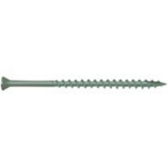 Picture of Deck-Screw 7 X 1-5/8 Trim Protech Coated Green T15 Drive
