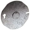 Picture of Round Electrical-Box-Cover Steel Flat 3-12" 1/2" KO