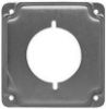 Picture of Square Electrical-Box-Cover Steel 4" 1/2" Rise Single-Receptacle 2.141" Diameter