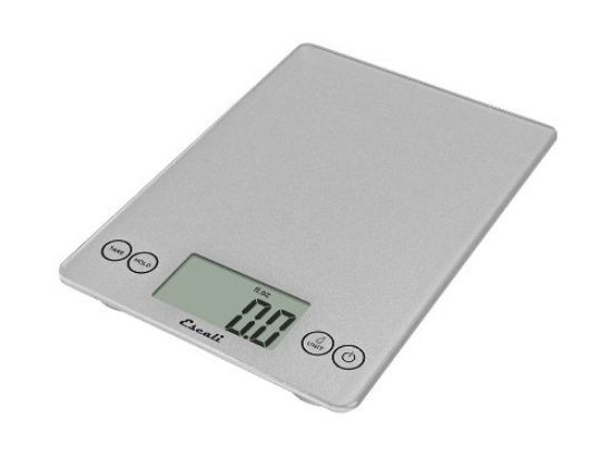 Picture of Kitchen-Scale Arti Digital Glass-Top 15 Lb/7 Kg Shiny Silver