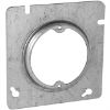 Picture of Electrical-Box 4-11/16" Square Steel Outlet Electrical-Box-Cover 1/2" Rise 2-3/4" Ears