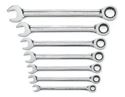 Picture of Ratcheting Combination-wrench Sae 7-piece