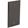Picture of Weather-Proof Electrical-Box-Cover Blank Bronze