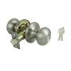 Picture of Entry-lockset Tubular Knob Brass Satin-nickle