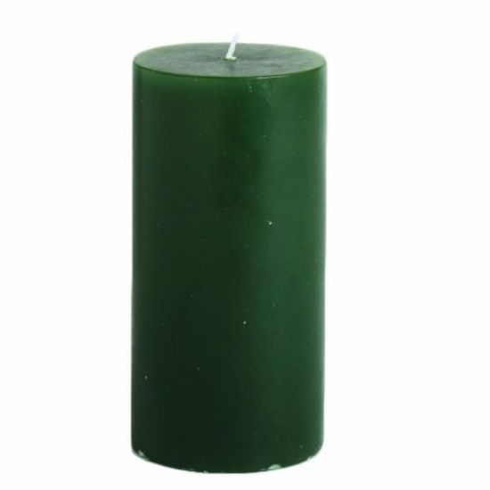 Picture of Pillar-Candle 3 x 6- Dark Green