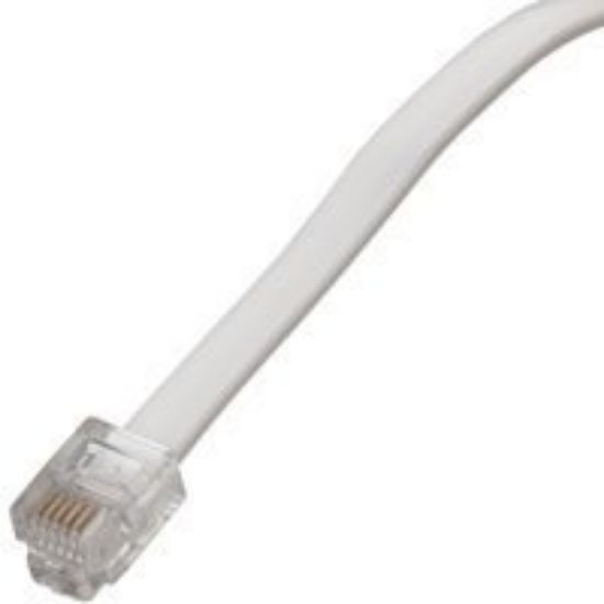 Picture of Phone-Line-Cord 25' wht