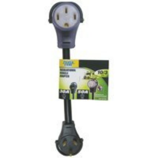 Picture of Recreational-vehicle Adapter 50 Amp Female To 30 Amp Male
