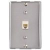 Picture of Wall-Mount Phone-Jack Single Chrome