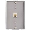 Picture of Wall-Mount Phone-Jack Single Chrome