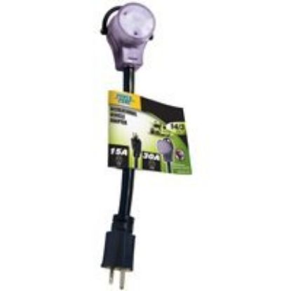 Picture of Recreational-Vehicle Adapter 30-Amp Recreational-Vehicle To 15-Amp Receptacle
