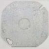 Picture of Octagon Electrical-Box-Cover Steel Blank 4" 1/2" Knockout