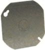 Picture of Octagon Electrical-Box-Cover Steel Blank 4" 1/2" Knockout