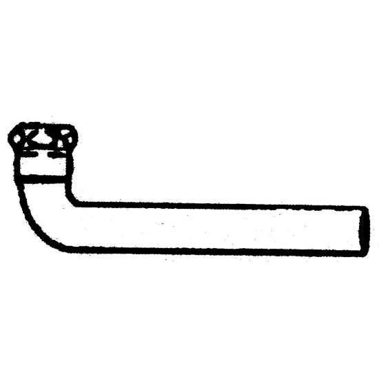 Picture of Tubular-brass Waste-bend Slip-joint Chrome-plated 1-1/2" X 6"