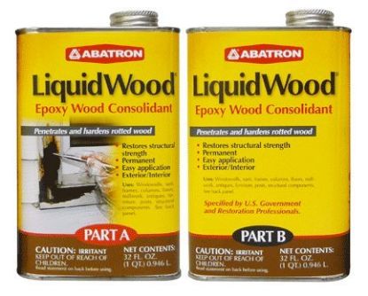 Picture of Liquid Wood Epoxy Wood Consolidant 1qt Part A & B