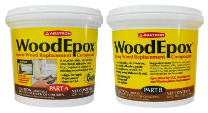 Picture of Epoxy Wood Replacement Compound Part A & B 32-Ounce