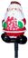 Picture of 3-Light Santa With Gift Box Pathway Marker
