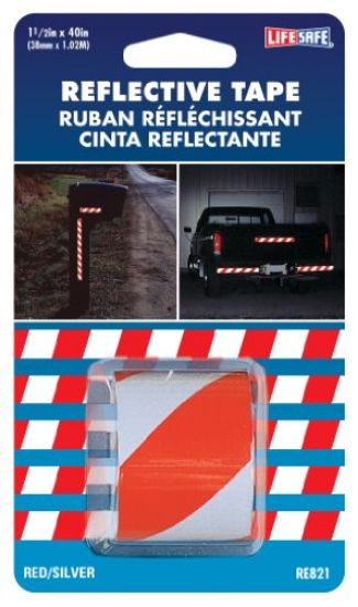 Picture of Reflective-Tape Red-silver-stripe