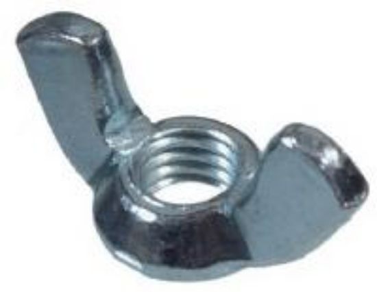 Picture of 3/8-16 Wing-Nut Zinc-Plated Mild-Steel