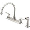 Picture of Hi-rise Brushed-nickel Faucet/spray