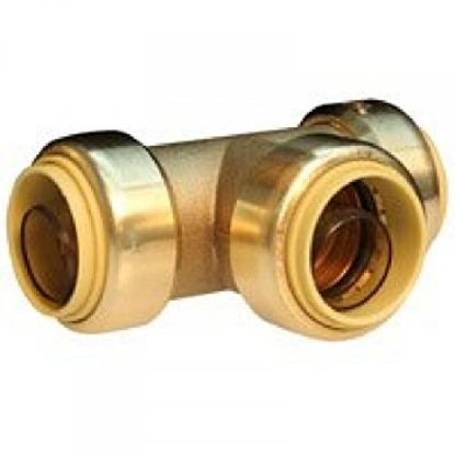 Picture of 1/2" X 1/2" X 1/2 Forged Brass Push-fit Tee