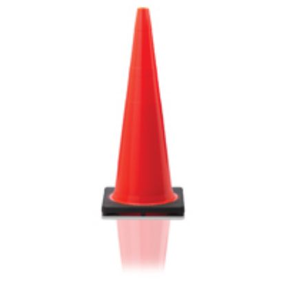 Picture of Traffic-cone 36" Pvc Fluorescent Orange