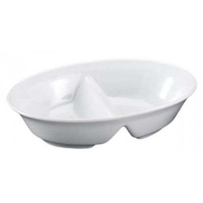 Picture of Divided Vegetable Bowl Porcelain 10 1/4"
