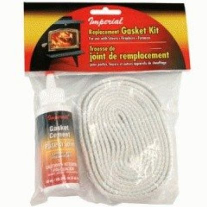 Picture of 3/4" X 1/8" X 7' White Fiberglass-tape-gasket With Adhesive