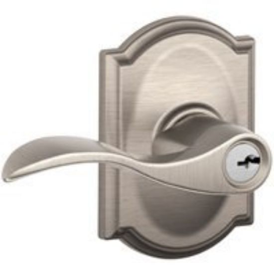 Picture of Entry-Lever Lockset Cameo Satin-Nickel