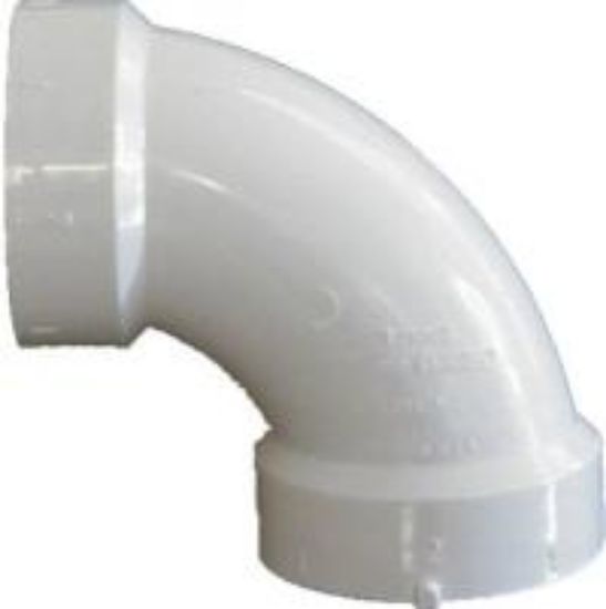 Picture of PVC-Plumbing DWV-Rated 2'' Quarter-bend H X H