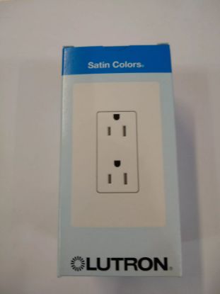 Picture of Electrical-Outlet Satin Colors 15-amp Tamper-resistant Duplex-Receptacle - Taupe