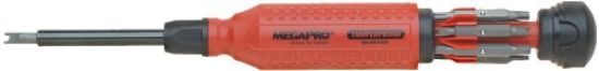 Picture of Tamperproof 15-in-1 Screw-Driver with 7 Double-End Bits 8-3/4" Long