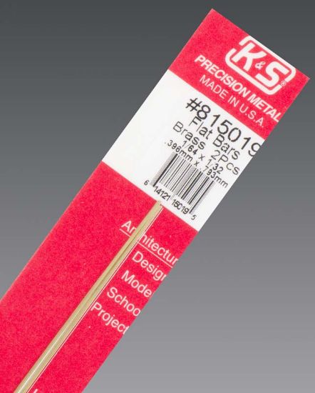 Picture of 1/34 X 1/32 X 12 Flat-Bar Brass