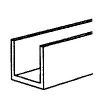 Picture of U-channel 3/4" X 1/16"
