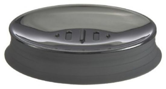Picture of VENUS ACRYLIC Soap-Dish MATTE BLACK MATTE RUBBER FINISH