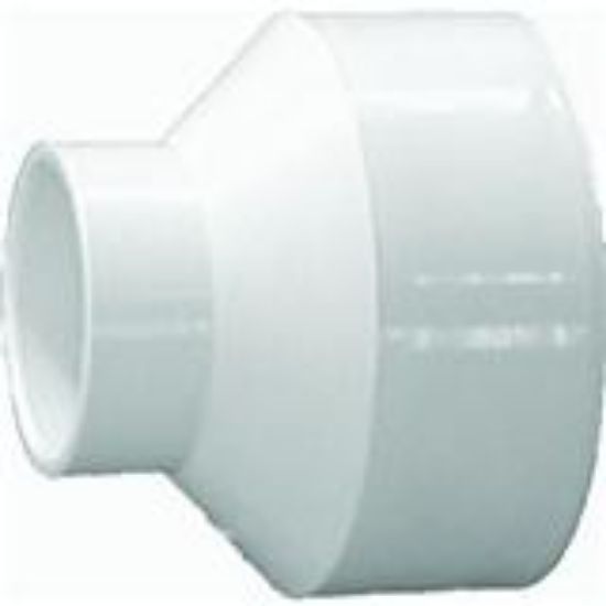 Picture of PVC-Plumbing Schedule-40 DWV-Rated 4 X 2 Reducer-Coupling (H X H)