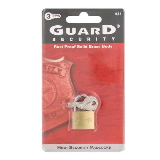 Picture of 3/4" BRASS Keyed-Padlock
