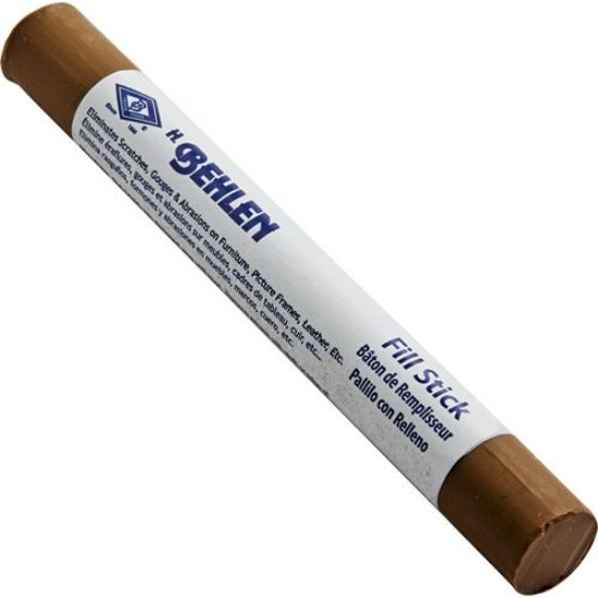 Picture of Wood-Scratch Putty-Stick MED BROWN WALNUT/LIGHT MAHOGANY