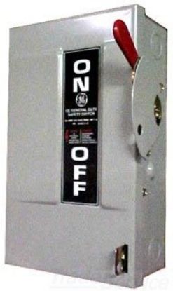 Picture of 100-Amp Disconnect-Switch Fusible Double-Pole 3-Wire 120V/240V