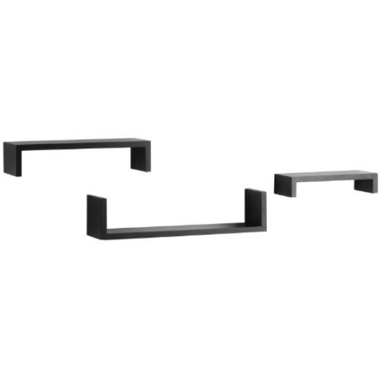 Picture of DECOR SHELF SET BLACK