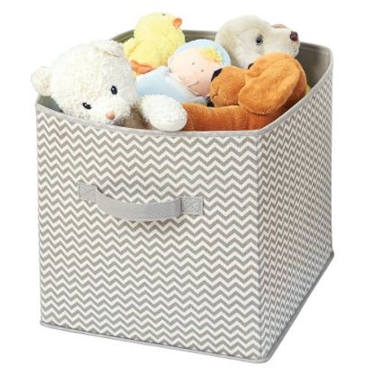 Picture of Axis Storage Cube - Chevron Taupe/Natural