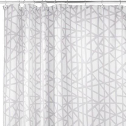 Picture of Shower-curtain Trellis-design Stone