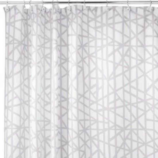 Picture of Shower-curtain Trellis-design Stone