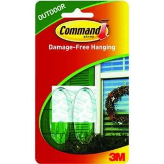 Picture of Clear Window Hooks 2 Hooks 4 Strips/pk