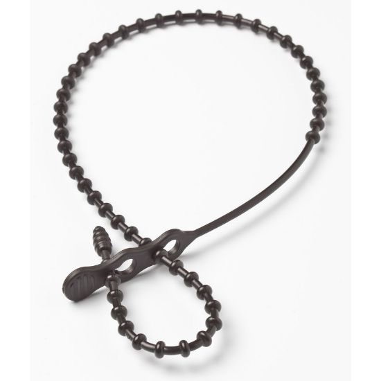 Picture of Cable-Tie Beaded 12" Black 70lb