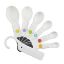Picture of 7 Piece Plastic Measuring Spoons- White