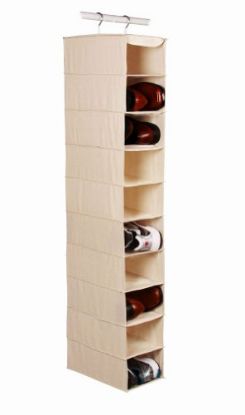 Picture of Nature of Storage 10 Shelf Shoe-Organizer 8 x 14 x 50"